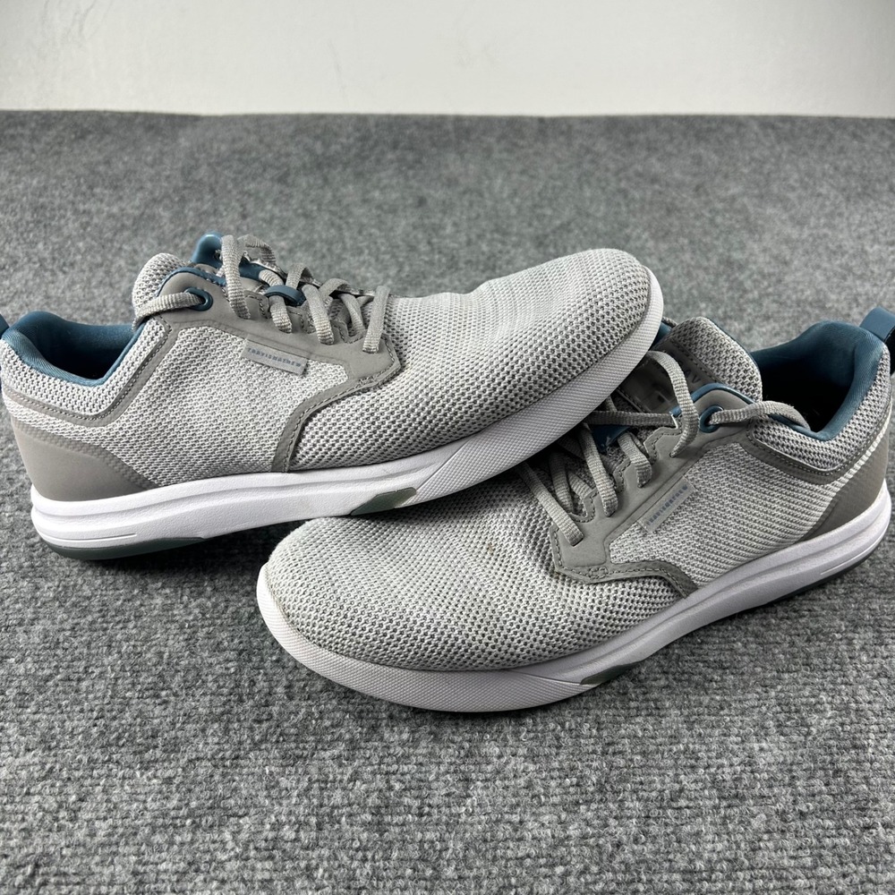 TravisMathew The Moneymaker‎ Golf Shoes Mens 10.5 Grey Blue Spikeless 1MAA224